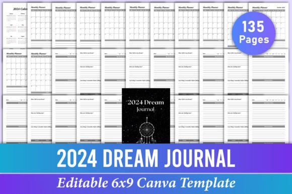 2024 Dream Journal Canva Kdp Interior: A Strategic Tool for Creative and Professional Growth