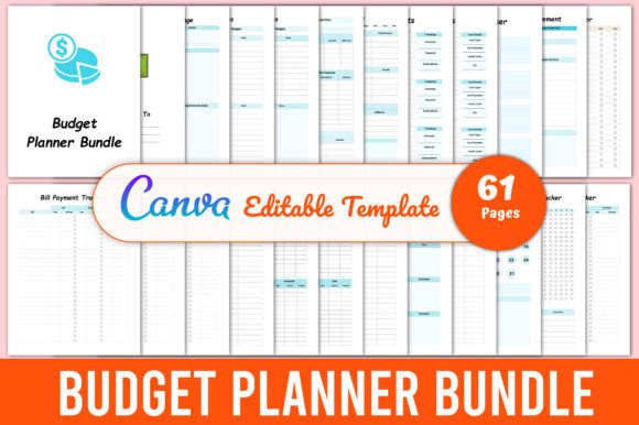 Budget Planner Bundle Canva KDP Interior