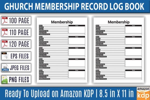 Church Membership Record Log Book KD: A Practical Tool for Church Administrators