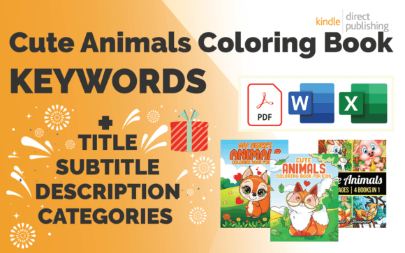 Cute Animal Coloring Book for Keywords
