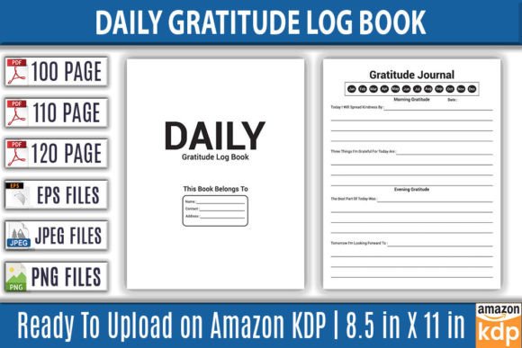 Daily Gratitude Log Book KDP Interior: A Powerful Tool for Your Amazon KDP Business