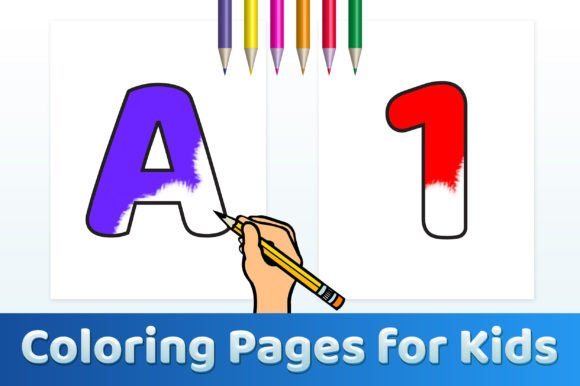 Letters Numbers Shapes Coloring Pages