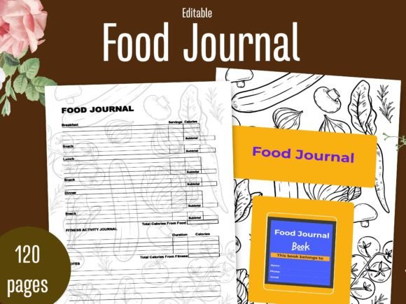 Maximize Your Productivity with the Editable Food Journal Planner KDP