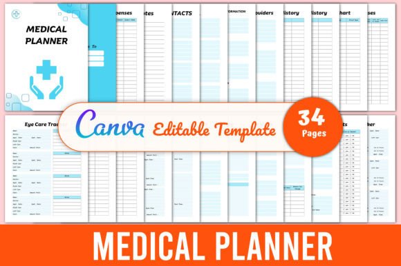 Medical Planner Canva KDP Interior: A Comprehensive Guide for Organizing Your Health