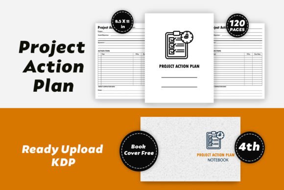 Project Action Plan-KDP Interior: A Comprehensive Guide for Organized Productivity