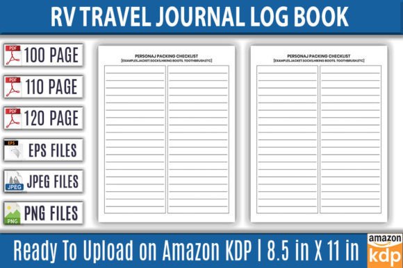 Rv Travel Journal Log Book KDP Interio: A Comprehensive Guide for Amazon KDP Authors